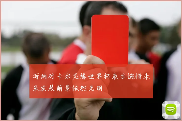 海纳对卡尔无缘世界杯表示惋惜未来发展前景依然光明